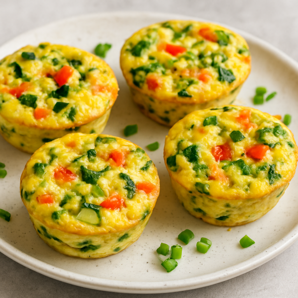 cottage cheese and vegetable egg muffins