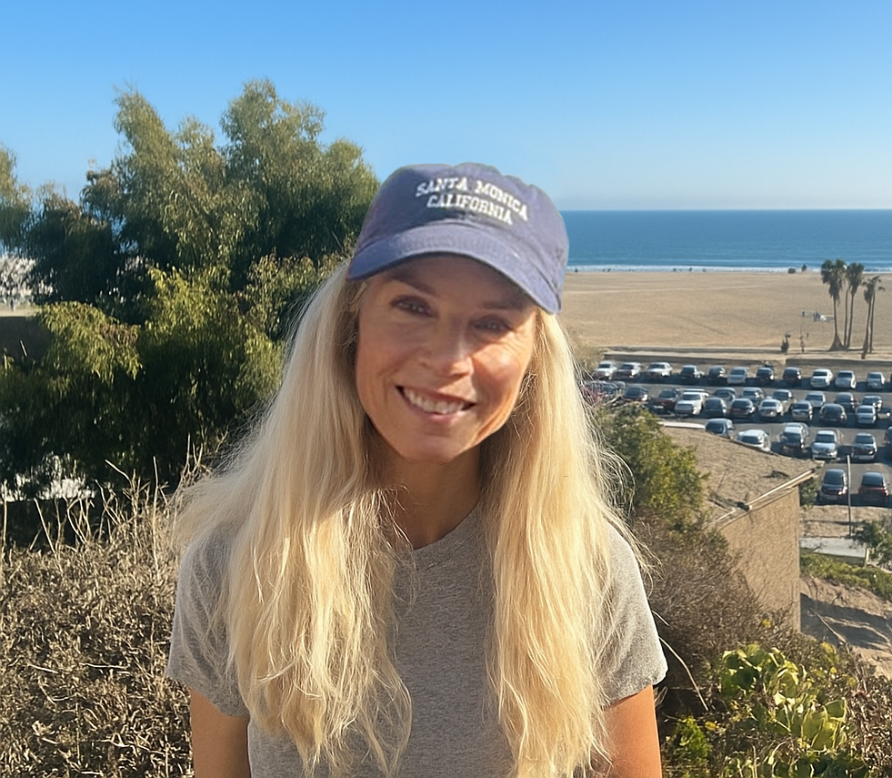 Stacey Whittle at Santa Monica beach